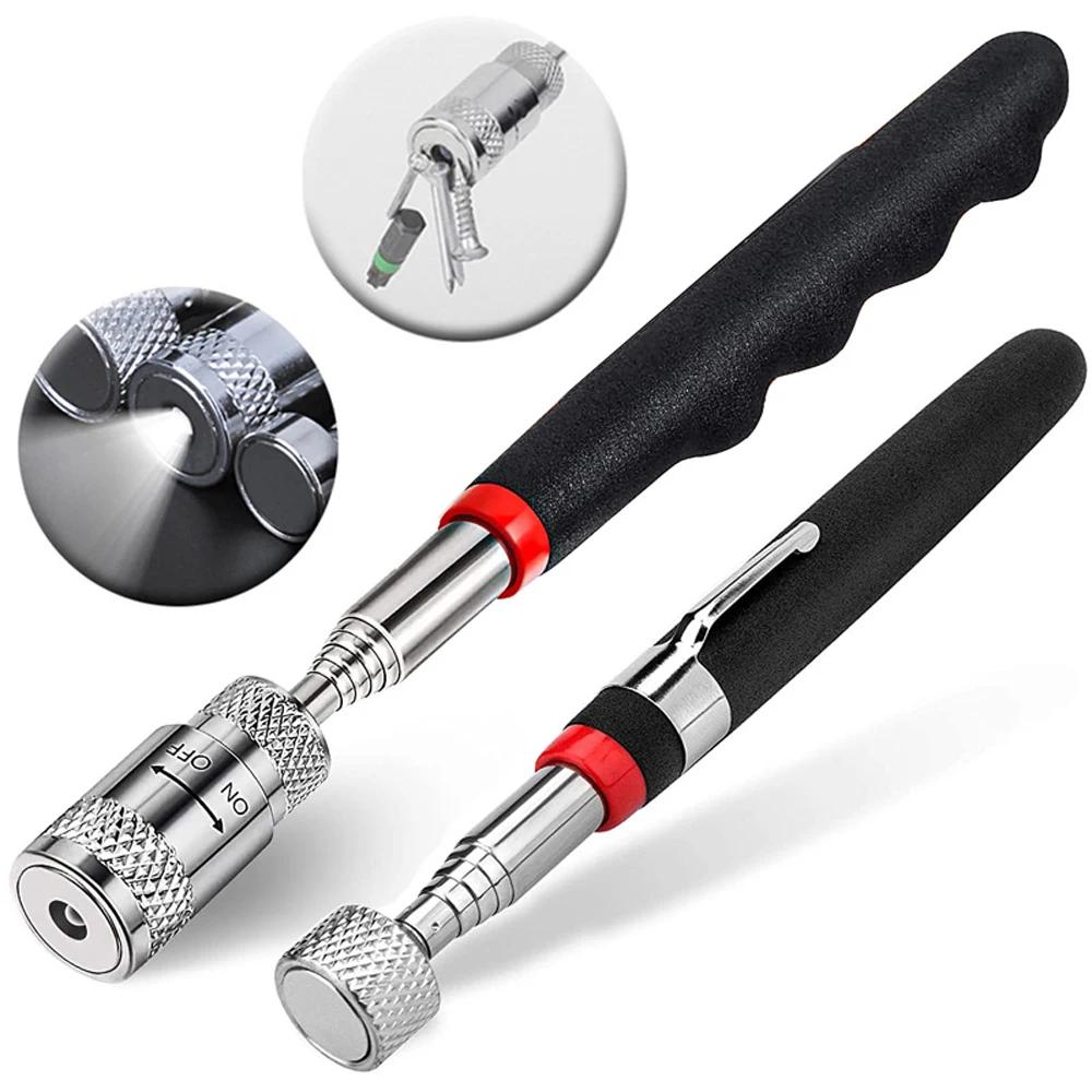 Bâton de tige de ramassage extensible, Mini stylo magnétique télescopique Portable pour ramasser les