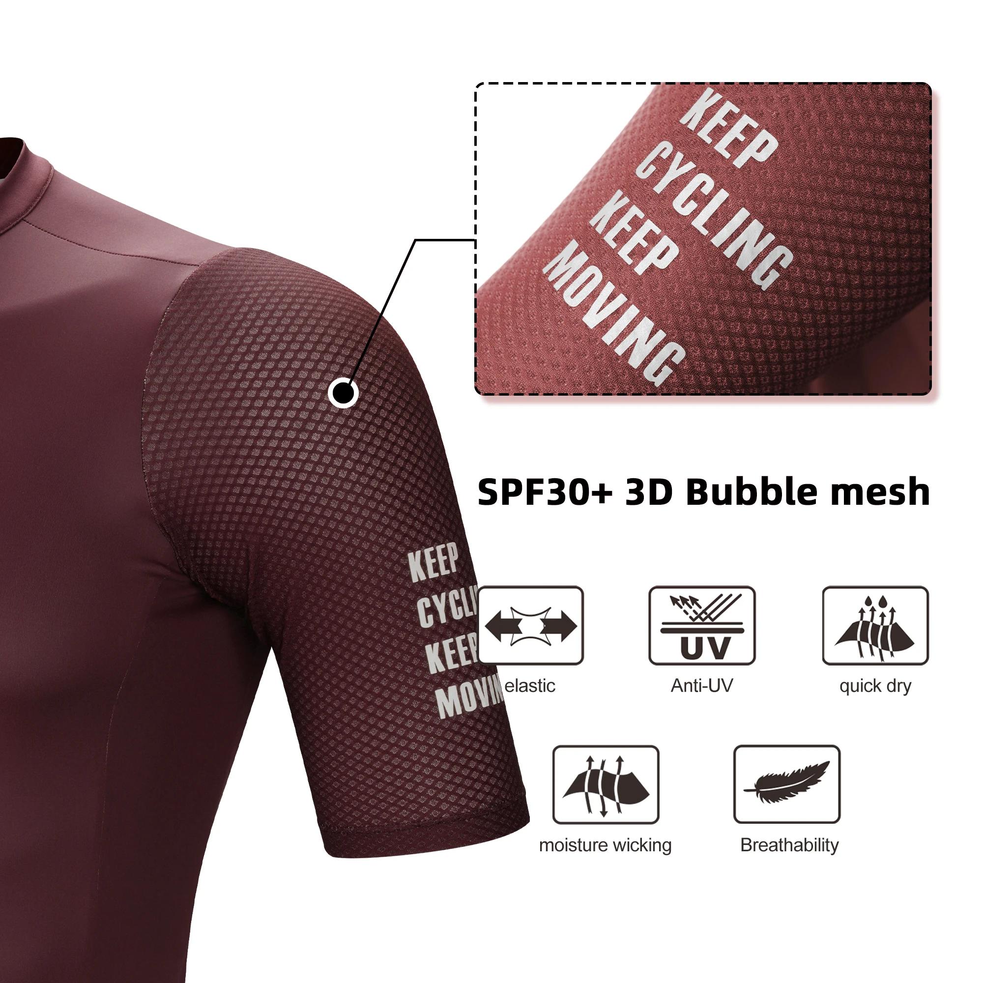 DAREVIE Maillot de cyclisme mode femmes maillot de cyclisme SPF 50 + homme maillot de vélo de haute