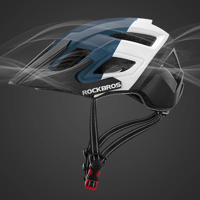 Casque vélo ROCKBROS respirant antichoc VTT route sécurité e-bike cyclisme Aero équipement hommes femmes