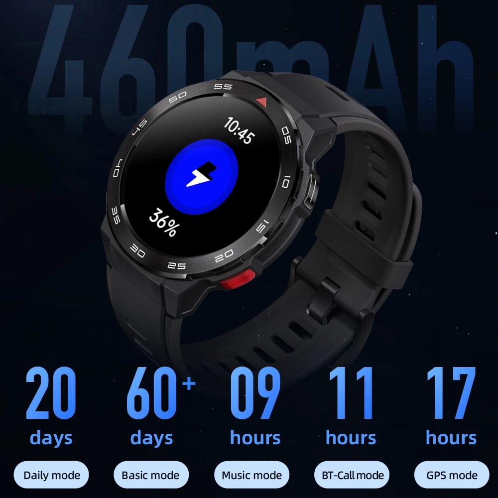 Mibro GS pro smartwatch 1,43 pouces AMOLED HD Screen GPS Locator 5atm boîtier étanche en acier inoxy