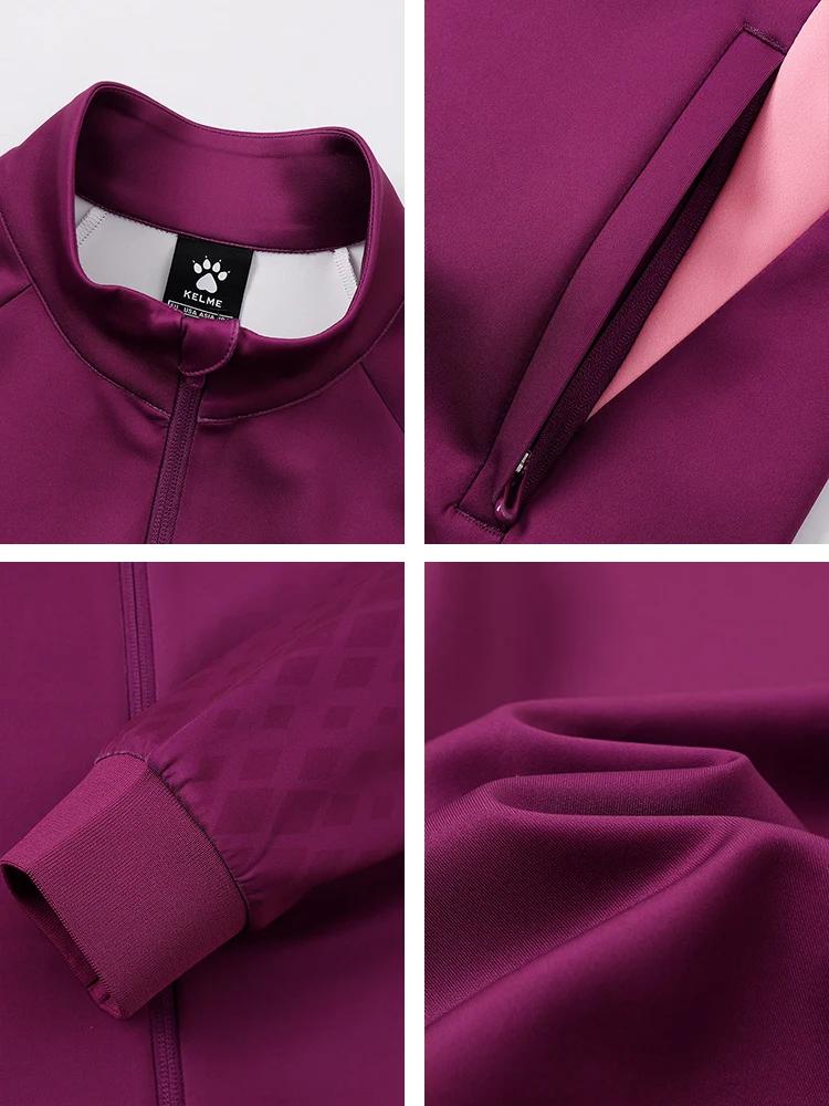 Veste d'entraînement football Kelme coupe-vent avec col montant pour running