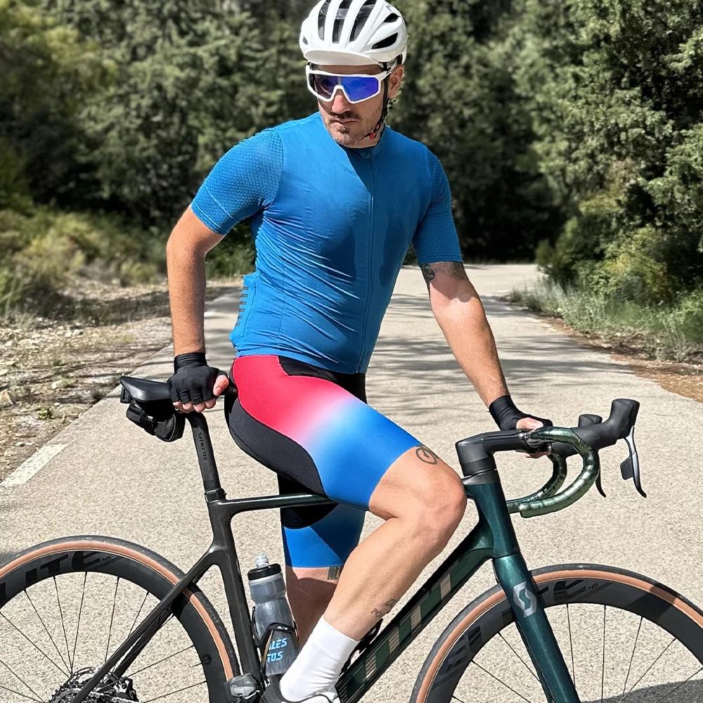 Ykywbike Cuissard de cyclisme pour homme Cuissard de vélo sans couture 7 heures de vélo de route Rem