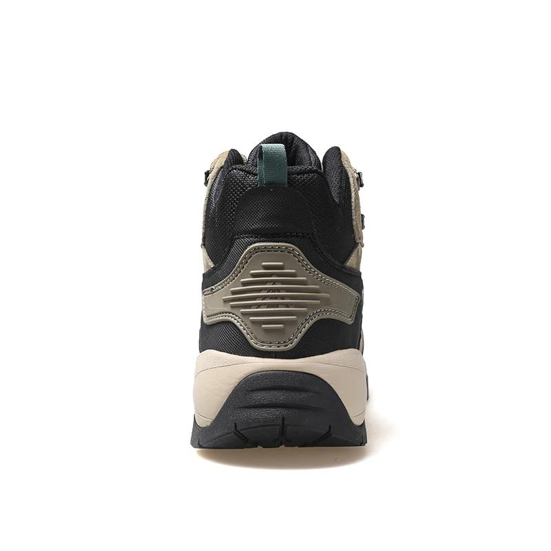 HUMTTO – baskets de randonnée imperméables en cuir pour hommes, chaussures de chasse, d'extérieur, d