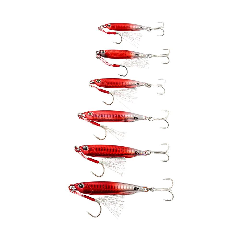 2021 Japen métal moulé gabarit cuillère 10/15/20/30/40/50g rivage coulée gabarits poisson bar de mer