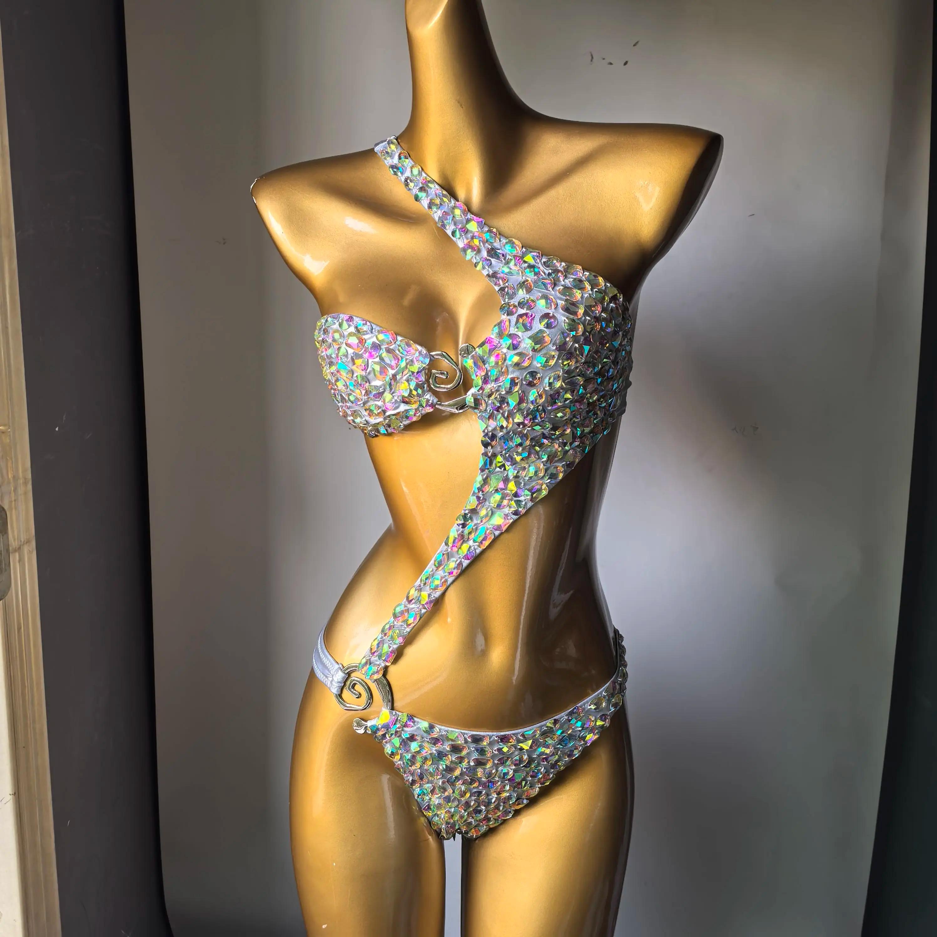 2025 nouvelle mode maillot de bain bar bikinidiamond bikini barre de cristal bikini maillot de bain