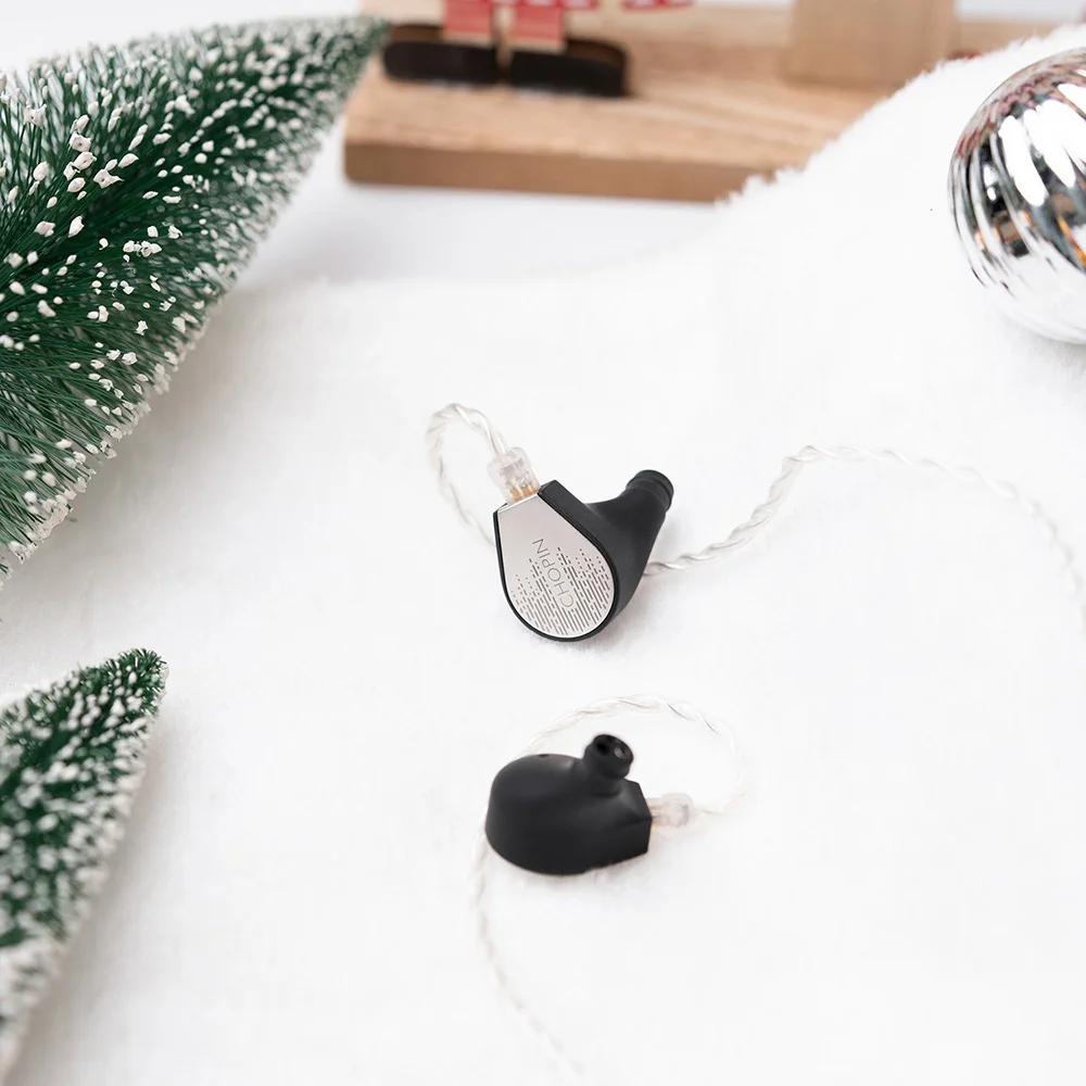 HiFiGo binaire × Gizaudio Chopin écouteur 1DD + 3BA moniteurs intra-auriculaires hybrides HiFi Audio