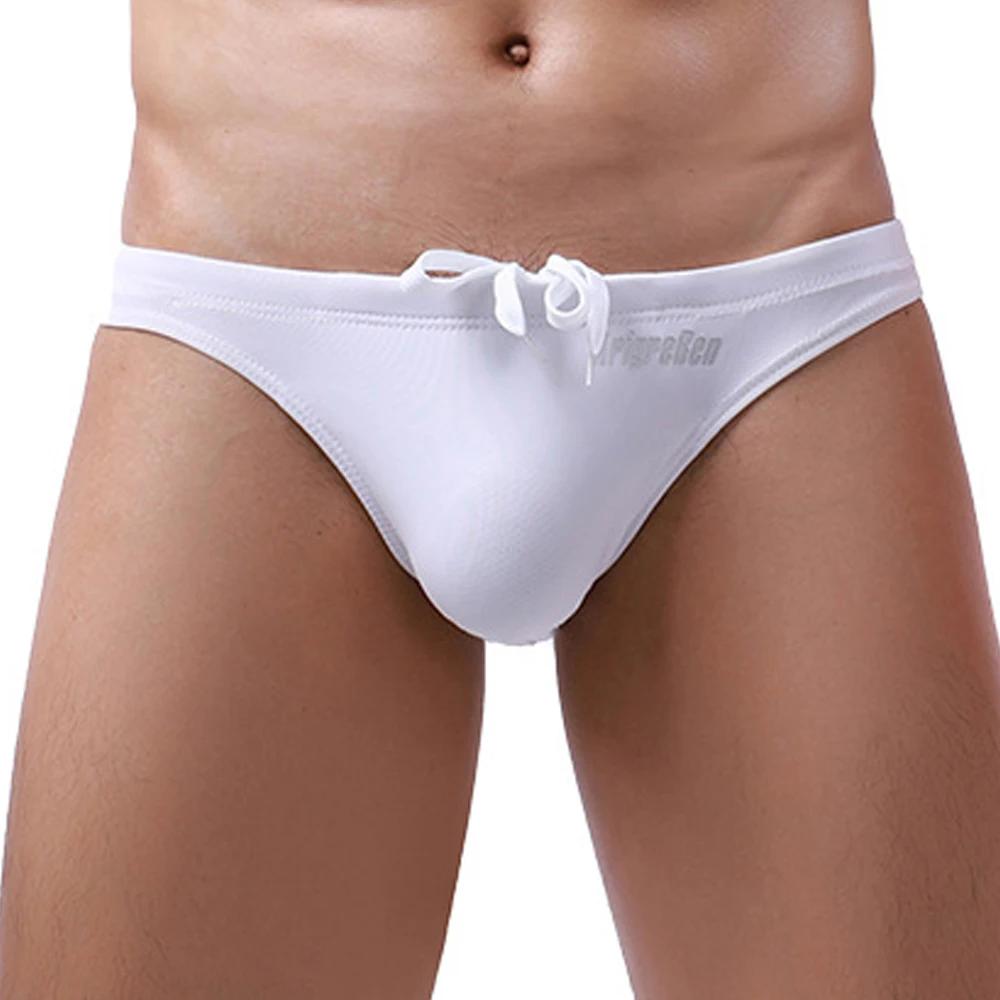 Maillot de bain Push Up pour hommes, grande taille, short de bain Sexy, plage, taille basse, élastiq