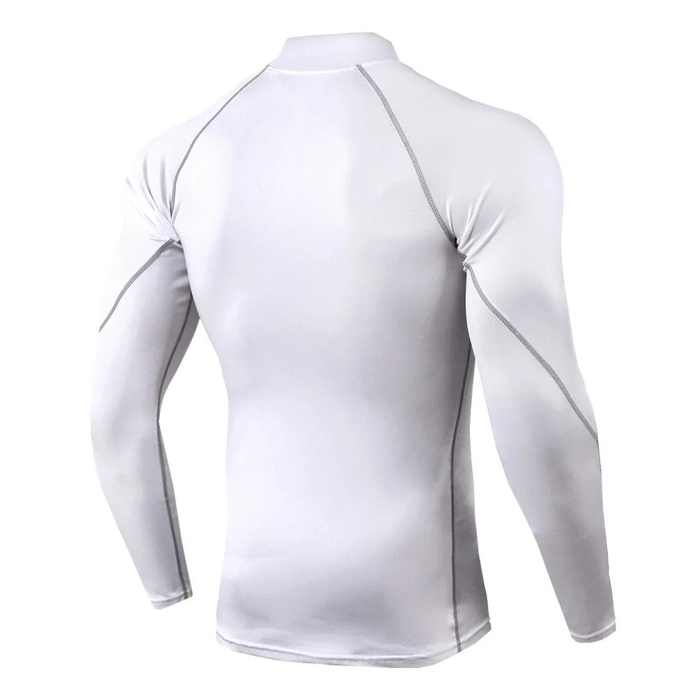T-shirt sport manches longues séchage rapide homme - Haut compression musculation fitness
