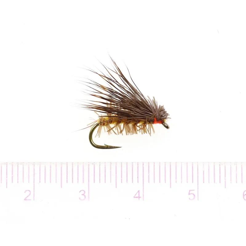 10 pièces/lot appât artificiel insectes leurre cerf cheveux secs mouche leurres de pêche doux bar de