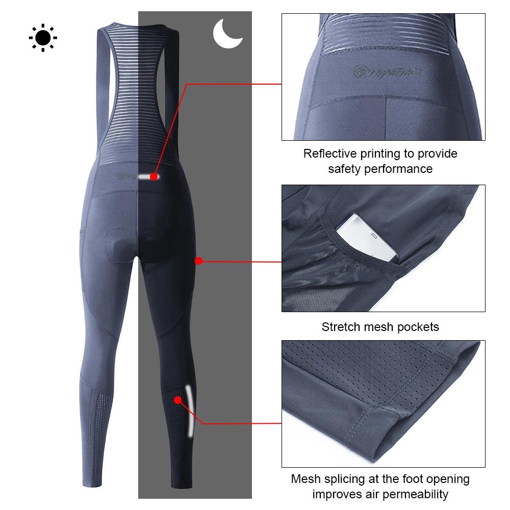 YKYWBIKE pantalon bavoir de cyclisme pour femmes collants de cyclisme avec coussinet 3D Coolmax 2 p