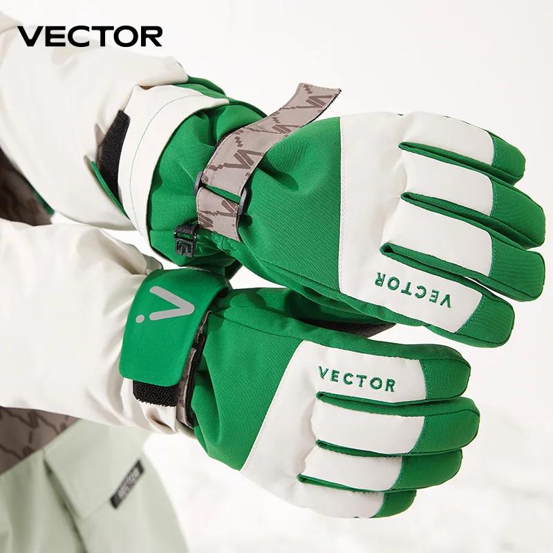 Gants de ski VECTOR enfants - Imperméables et chauds en laine avec technologie 3M pour l'hiver