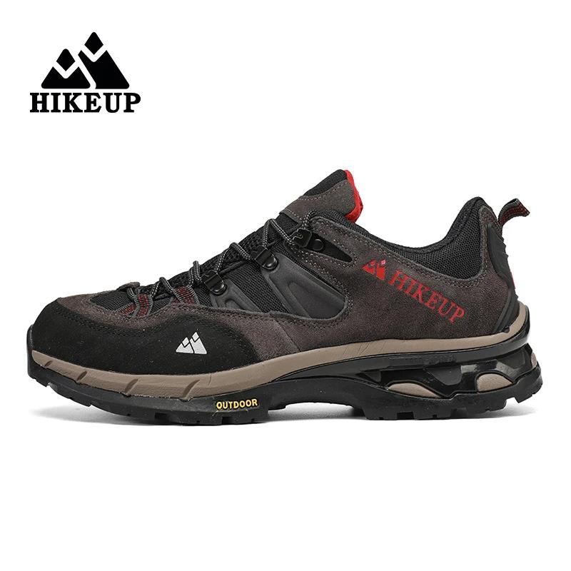 HIKEUP chaussures de randonnée en plein air antidérapantes résistantes à l'usure respirant résistant