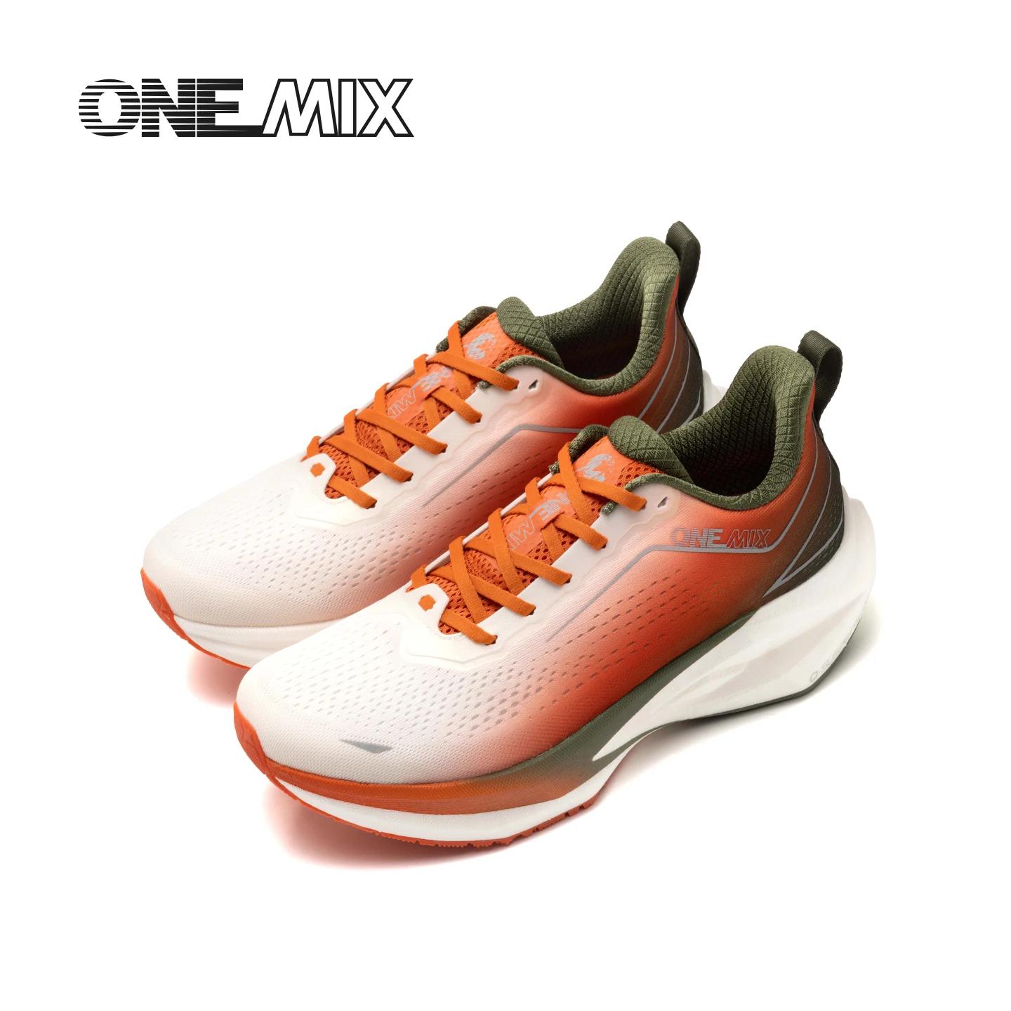 ONEMIX chaussures de course pour hommes Super léger en plein air athlétique entraînement Jogging bas
