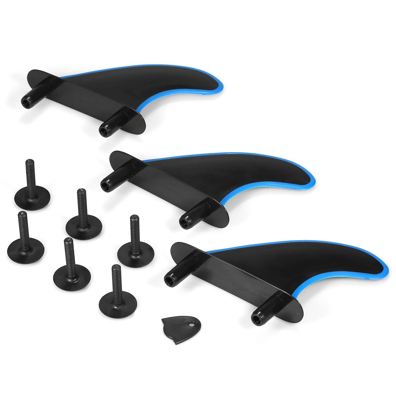 Palmes de surf souples avec vis, 4.5 pouces, 3 pièces, accessoires