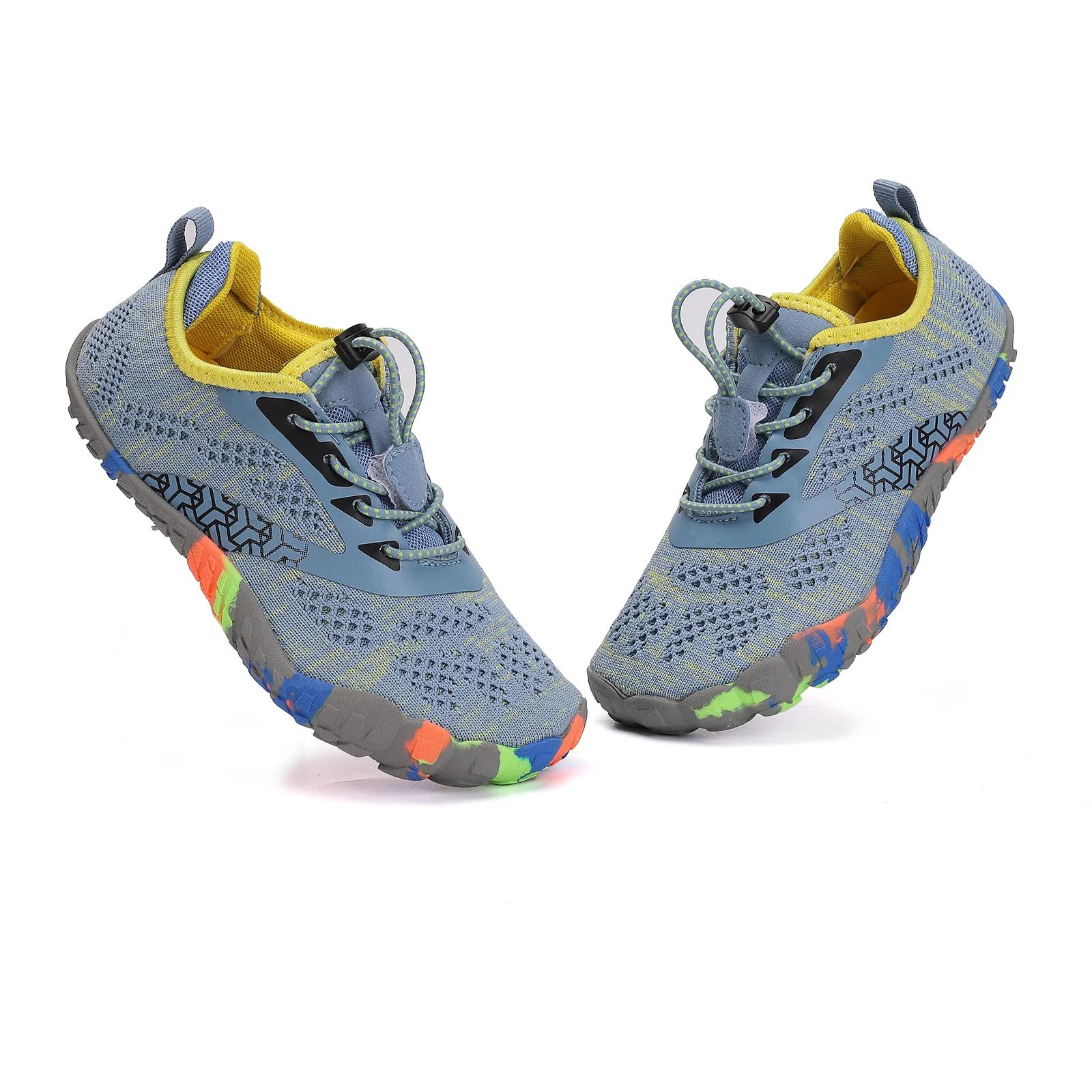 Chaussures d'eau pour enfants, pieds nus, confortables, chaussures de course, respirantes, antidérap