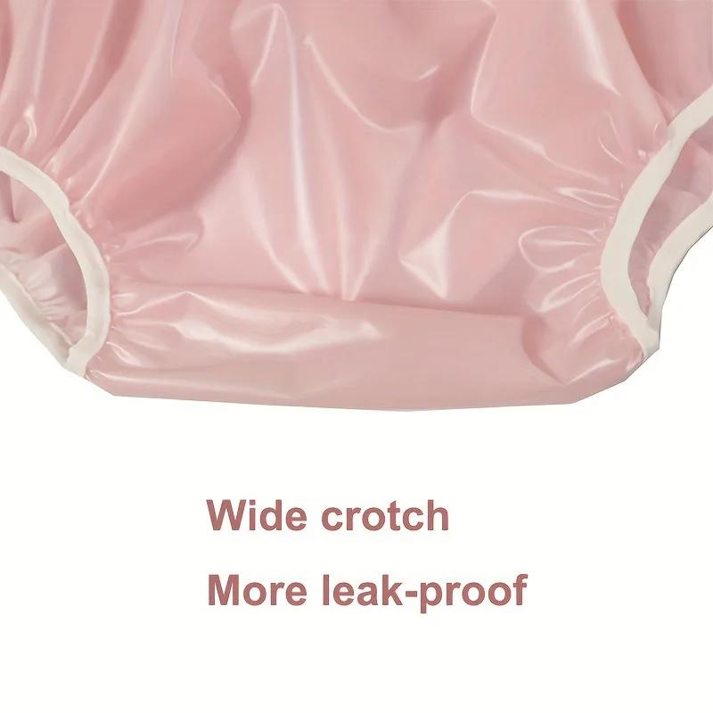 Culotte réutilisable en plastique pour bébé et adulte, couvre-couche, culotte