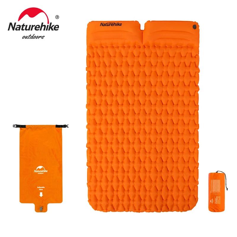 Naturehike – matelas de Camping ultraléger, Double matelas à Air, lit pliant d'extérieur, coussin de