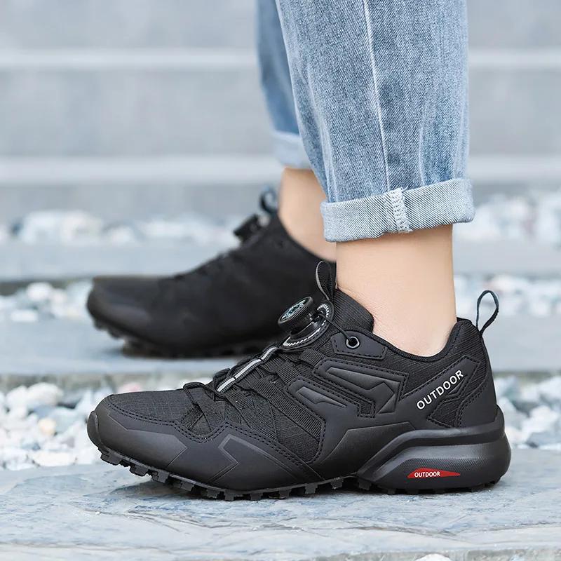 Chaussures de randonnée imperméables pour hommes et femmes, baskets de trekking, baskets d'extérieur