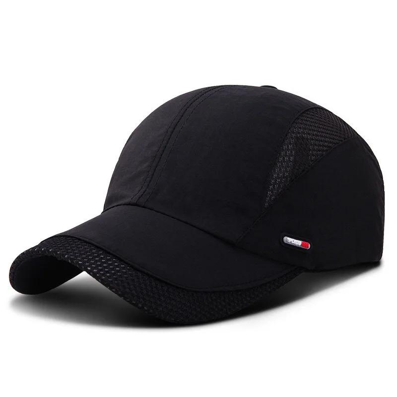 Casquette de baseball à séchage rapide – Chapeau de soleil réglable et évacuant l'humidité pour les