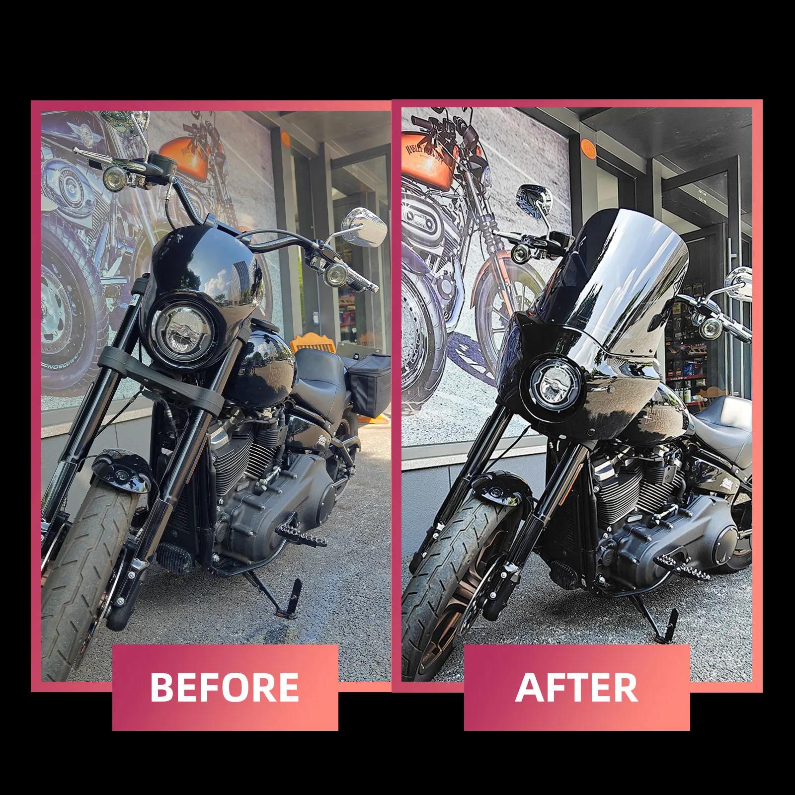 Carénage de moto Road Warrior pour Harley Davison FXBB Softail Street Bob Low Rider Dyna Super Glide