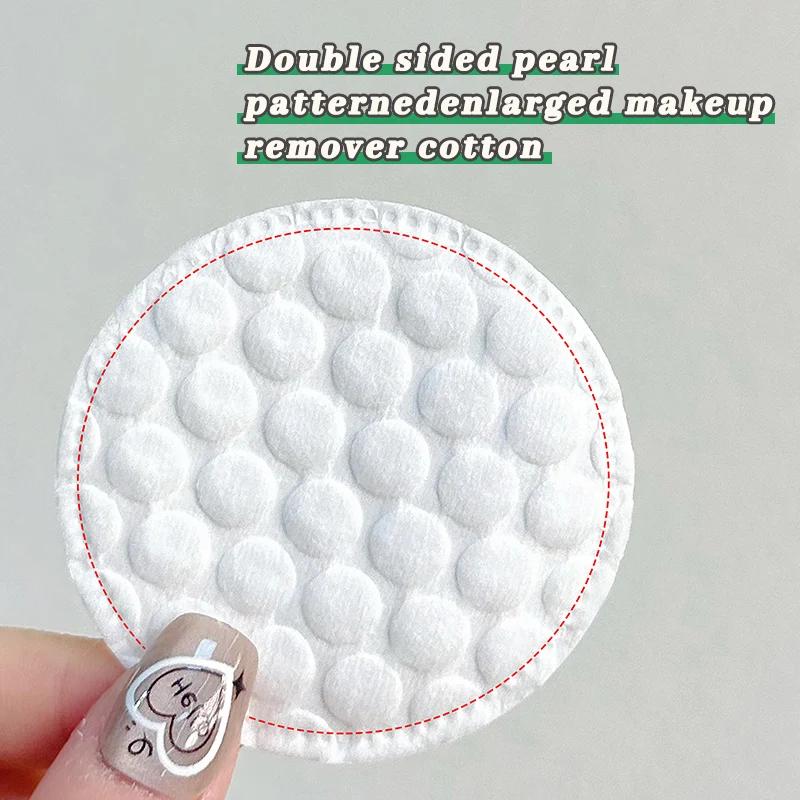 Sous-coton rond doux et respirant, texture double face, utilisé pour le nettoyage quotidien du visag
