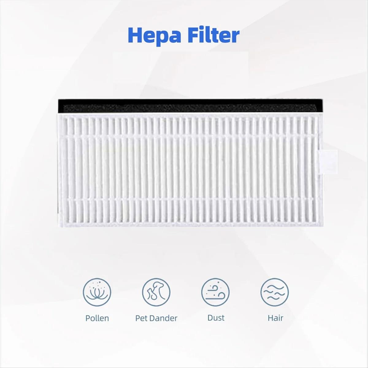 Compatible avec l'aspirateur robot AIRROBO P20 Brosse principale et latérale Filtre HEPA Accessoires