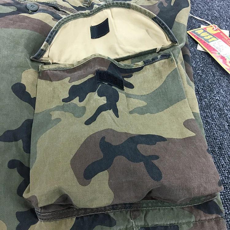 Short Cargo de style rétro américain pour hommes, nouveau short de Camouflage lourd, en pur coton la