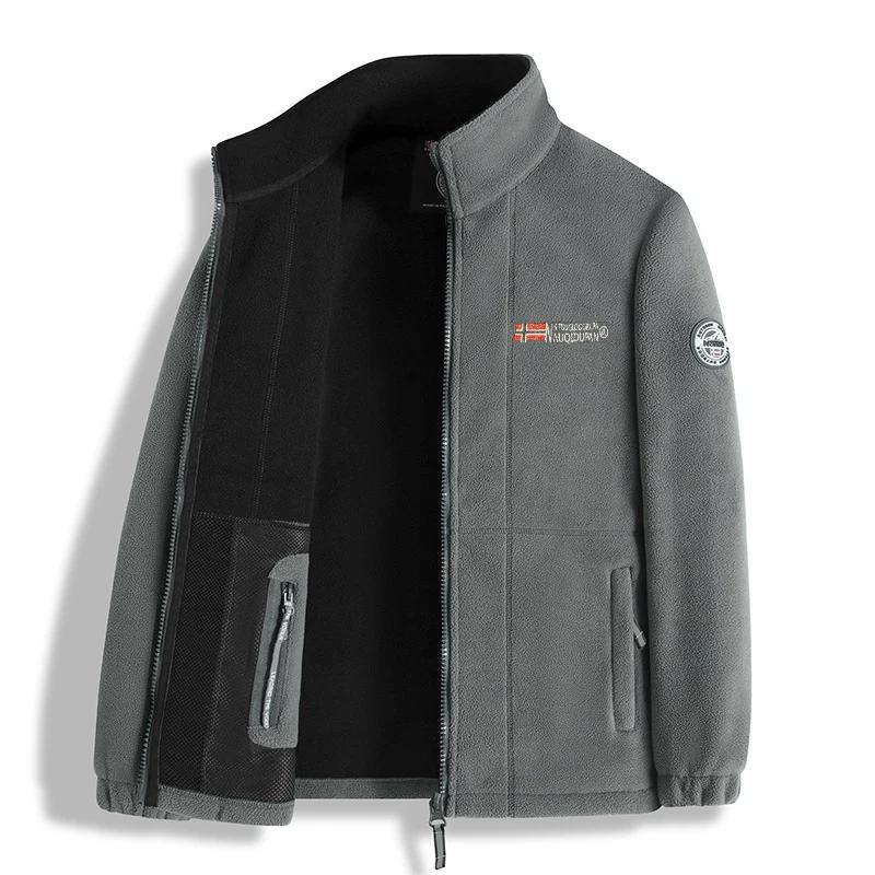 Veste d'hiver flambant neuve pour hommes, polaire épaisse, Design de qualité en plein air, chaud, mo