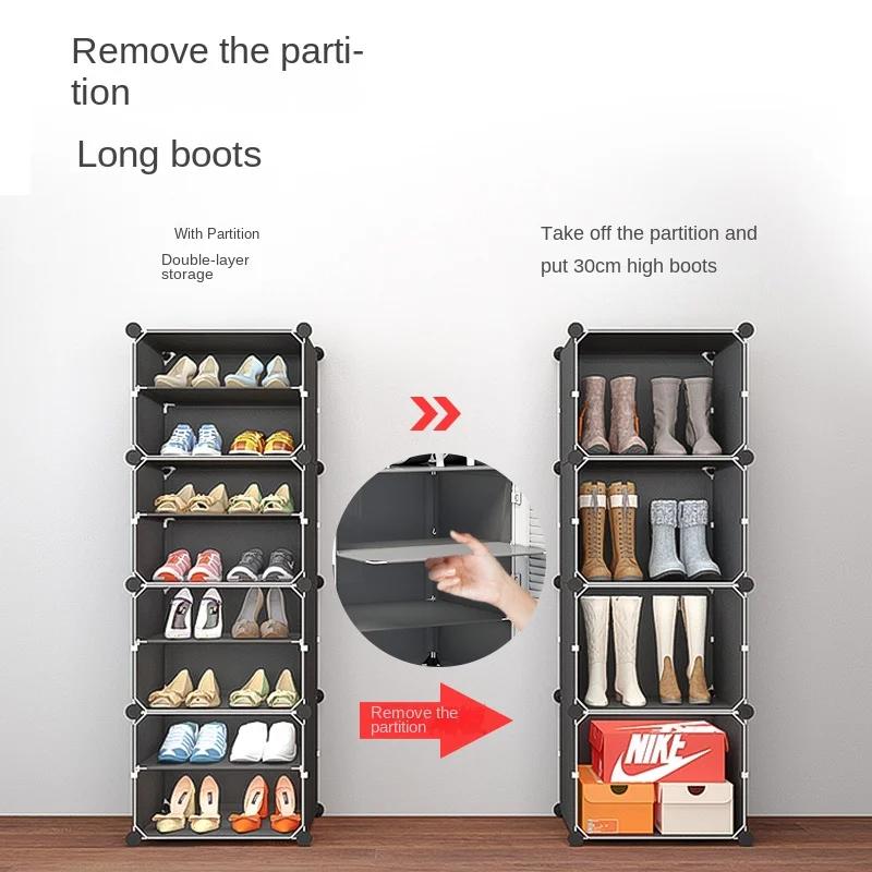 Luminerack-Meuble de Rangement T1 pour Chaussures, Couverture Anti-Poussière à Plusieurs Couches, po