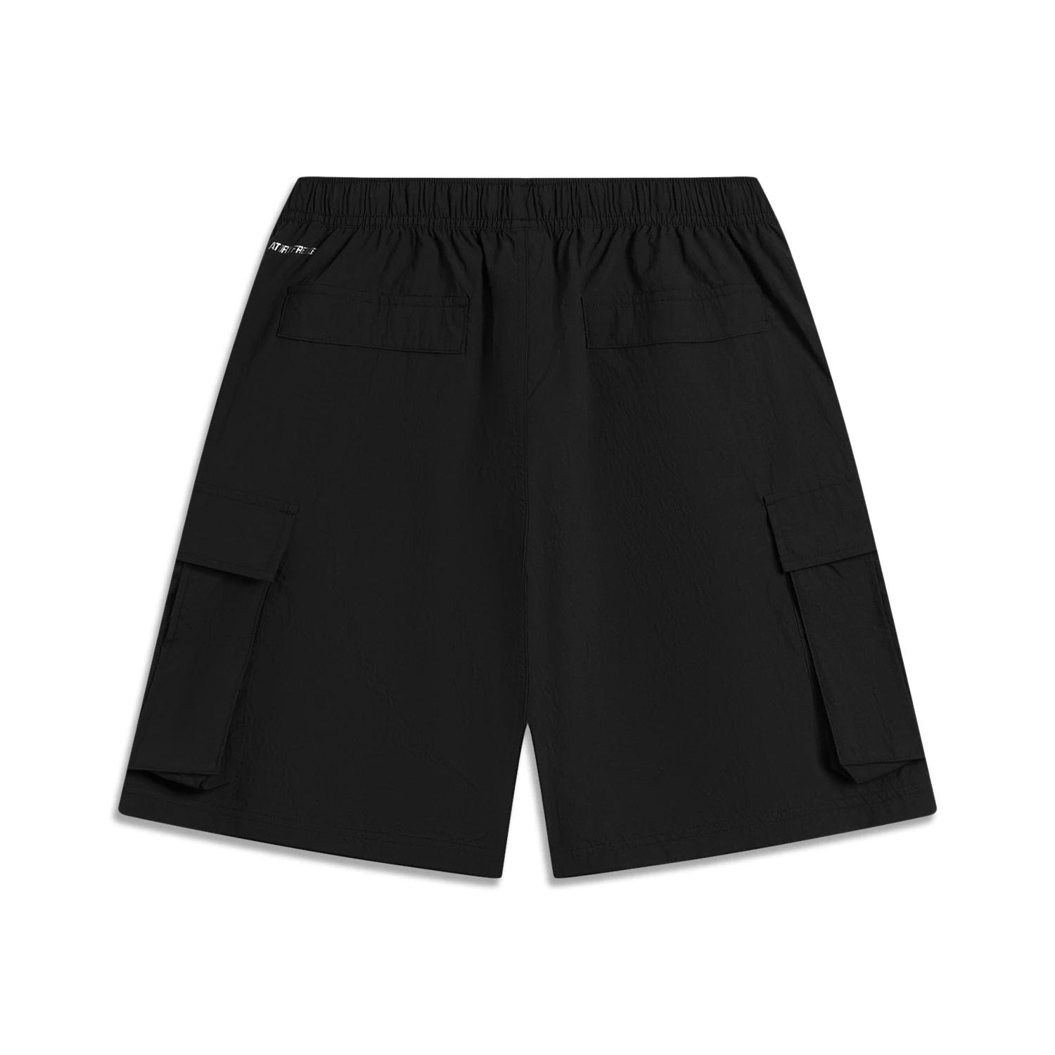 Short de basket Li-ning BADFIVE pour hommes - Coupe ample doublure respirante Polyamide bas compétition AKSV031
