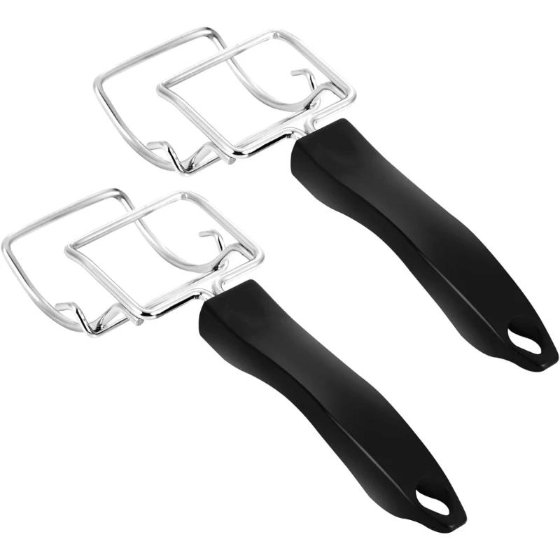 Extracteur plateau four, 2 pièces, Clip gril, grille-pain, Clip alimentaire, poignée plateau four, l