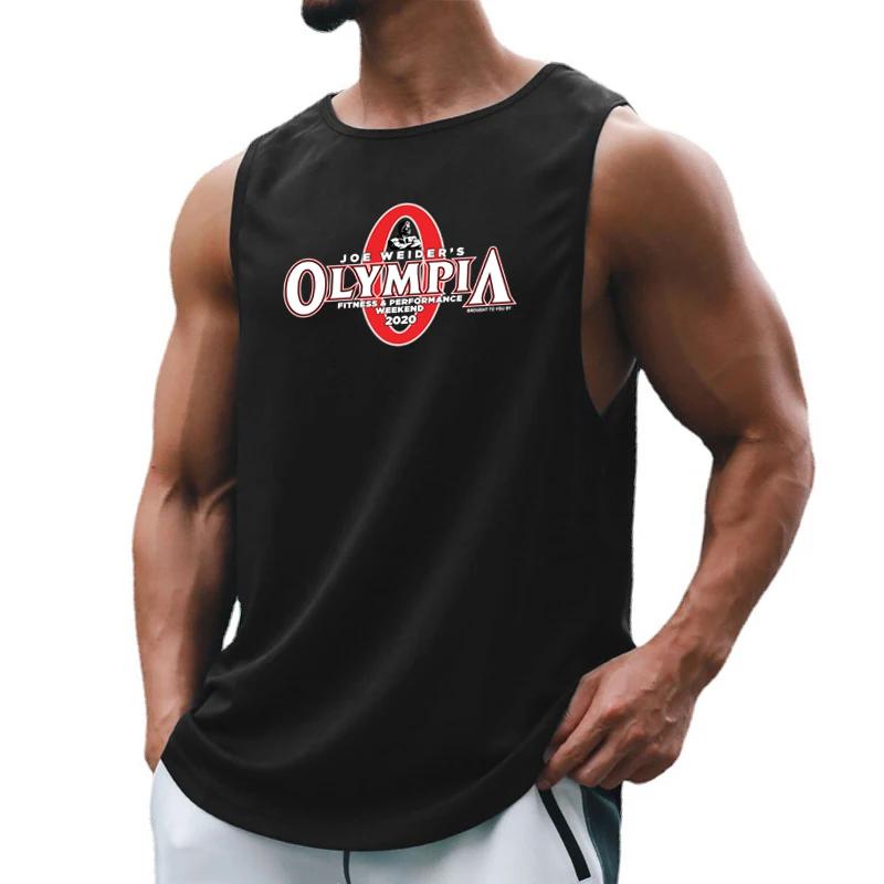 Vêtements de fitness en maille à séchage rapide pour hommes, chemises de musculation, chemise de cou