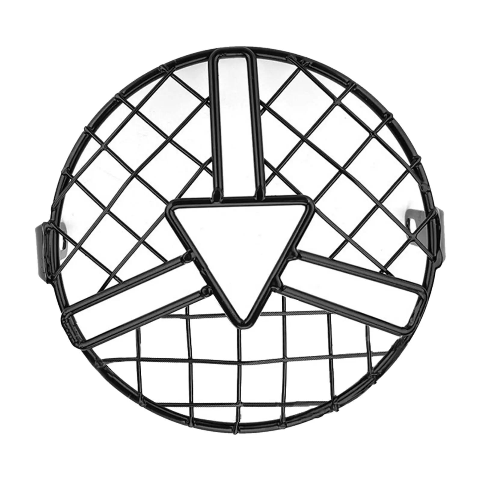 6.5 "moto phare maille gril garde avant lampe maille Grille couverture protecteur pour café Racer Cr