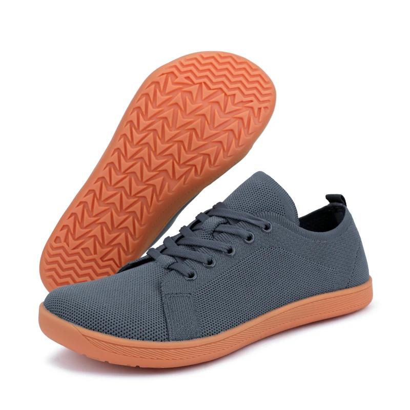 Chaussures pieds nus à bout large - Baskets minimalistes marche - Semelle zéro drop respirante