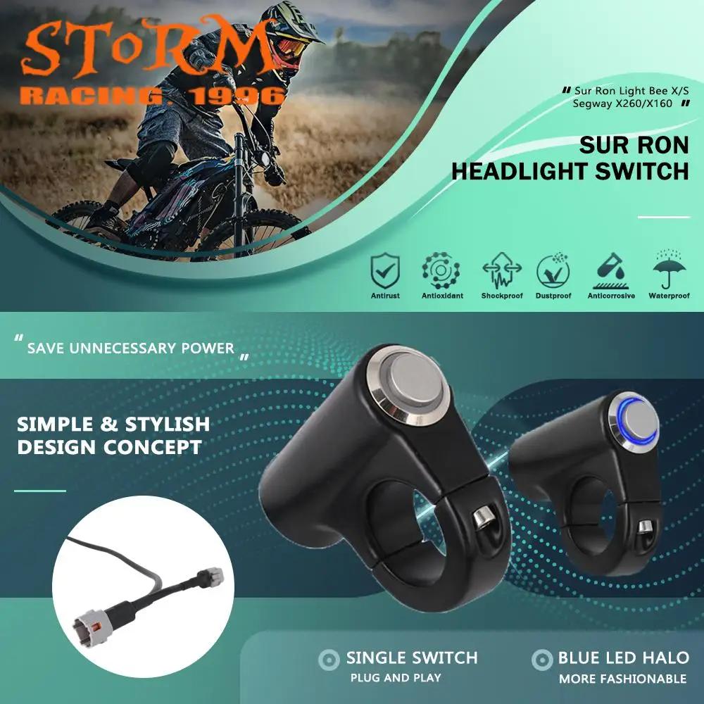 Interrupteur de phare de moto Plug and Play, pour Segway sur-ron Surron X160 X260 Light Bee S X, vél