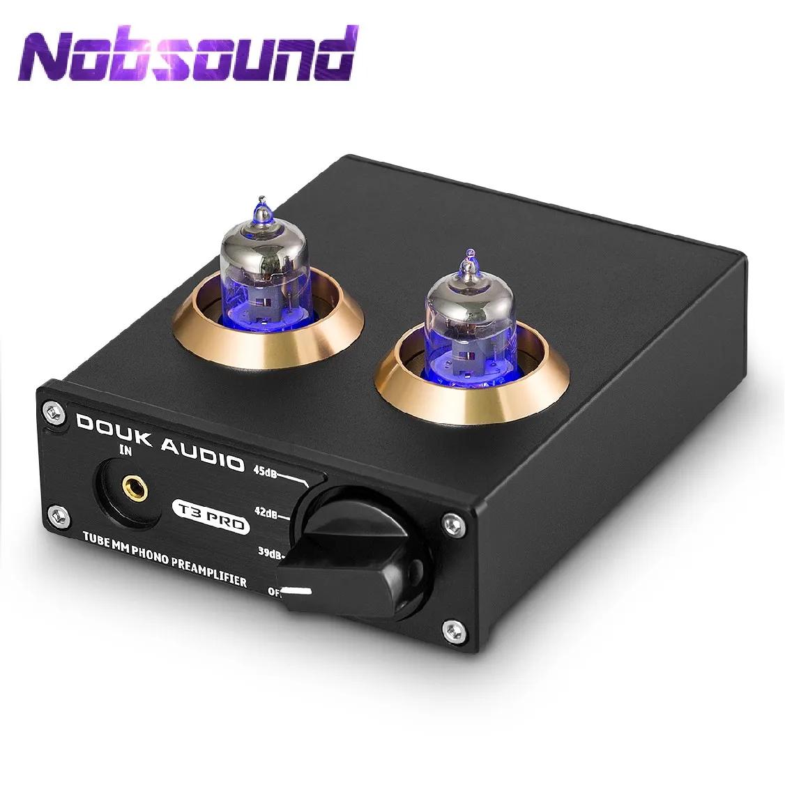 Nobsound Mini MM RIAA Phono scène platine préampli HiFi stéréo Audio Tube sous vide préamplificateur