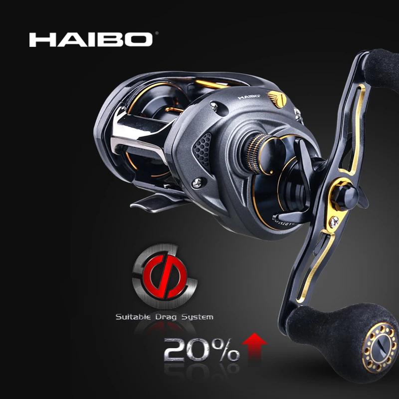 Haibo-Moulinet de pêche surchargé Baitcasting, 2020, 8B +, pratique 5.4:1-7.1:1, eau douce, mer, lon
