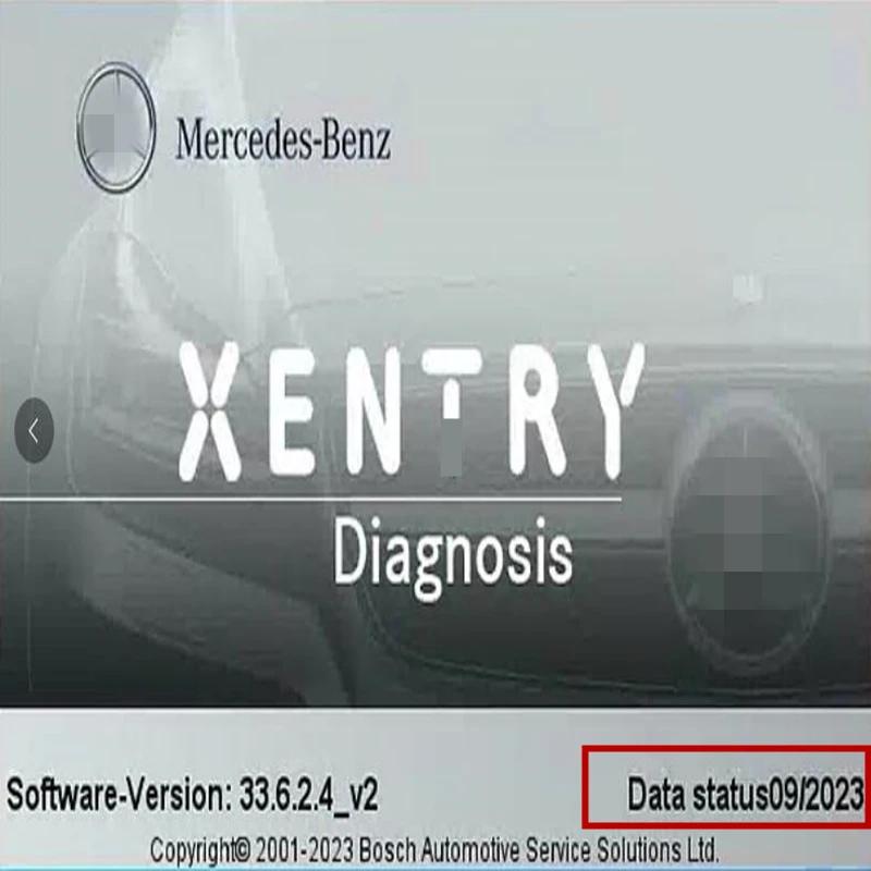 Le plus récent logiciel 2023.12 MB STAR sd C4/C5/C6 xentry DAS installer ou mise à niveau en ligne x