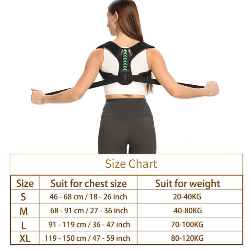 Ceinture de soutien de la clavicule et de la colonne vertébrale, soutien réglable de la posture init