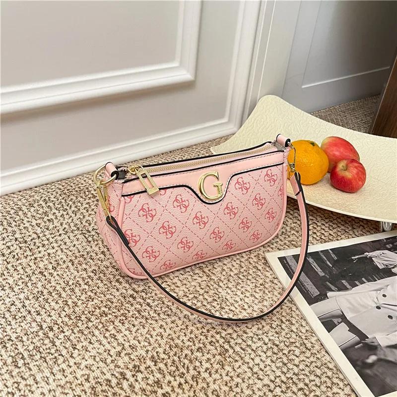 Sac bandoulière en cuir classique et élégant pour femme, sac à main de luxe de marque célèbre, acces