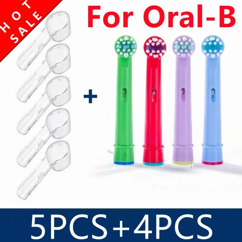 Têtes de brosse à dents de rechange pour enfants, 4 pièces, pour brosse à dents électrique oral-b, a