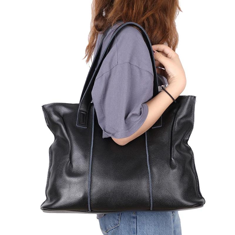 Sac à main de luxe pour femme en cuir de vachette naturel souple, sac à bandoulière tendance pour fe