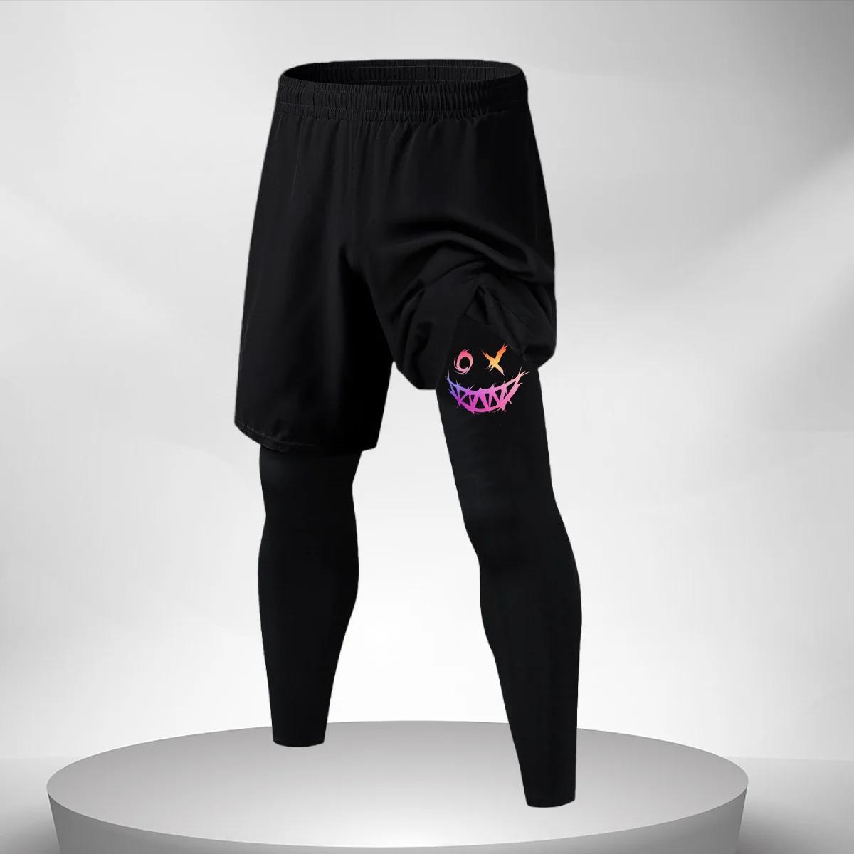 Pantalons d'entraînement fitness hommes leggings compression - Bas de sport masculin séchage rapide course