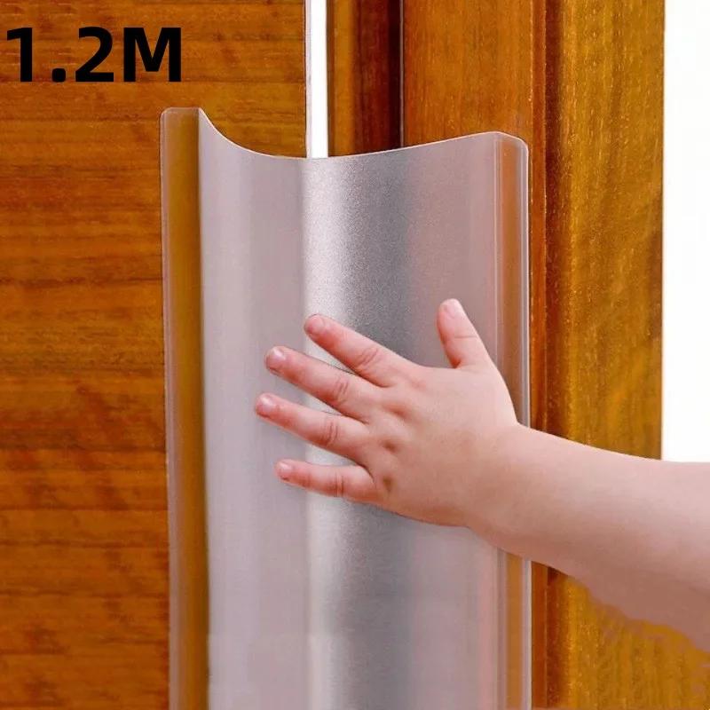 Couvercle de protection de charnière de porte de sécurité pour enfants, bande d'étanchéité Anti-pinc