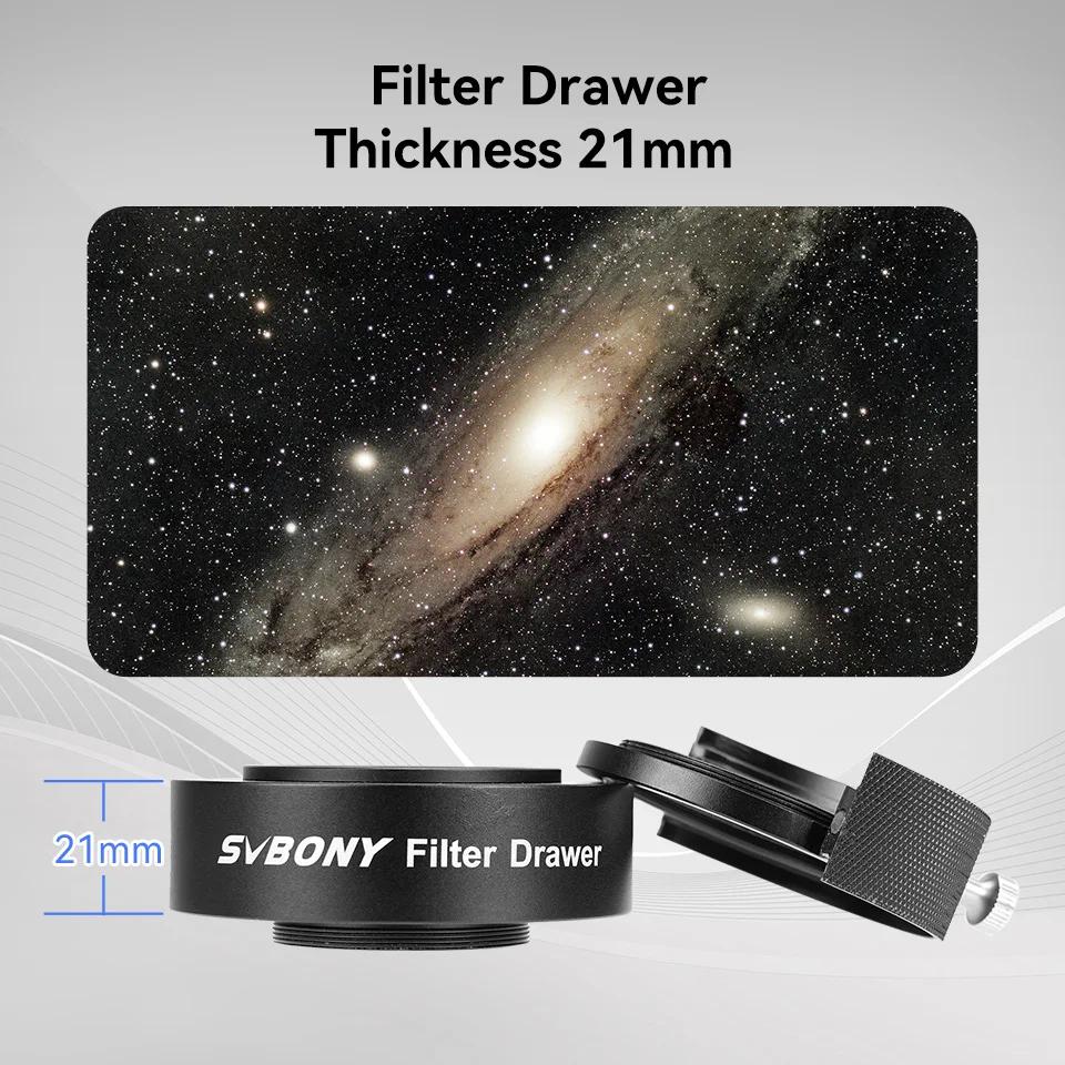 Svbony SV226 tiroir-filtre moulage intégré conception de fuite de lumière Nti avec support pour phot