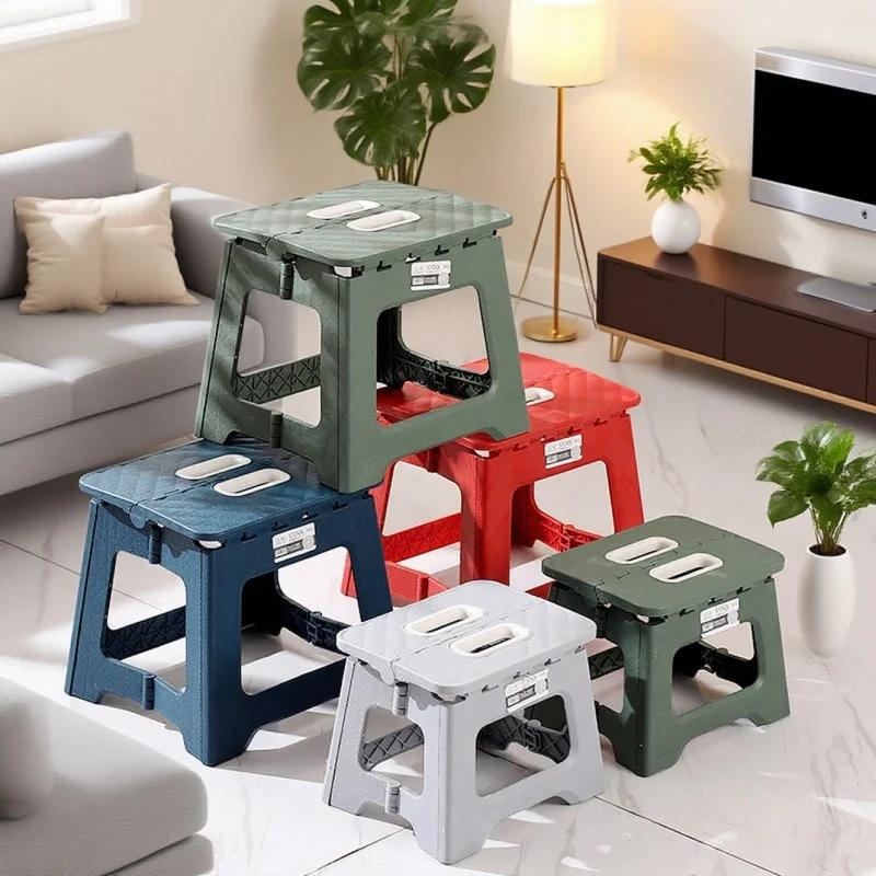 Mini tabouret compact portable pliable Tabouret en plastique épais de haute qualité – Convient aux a