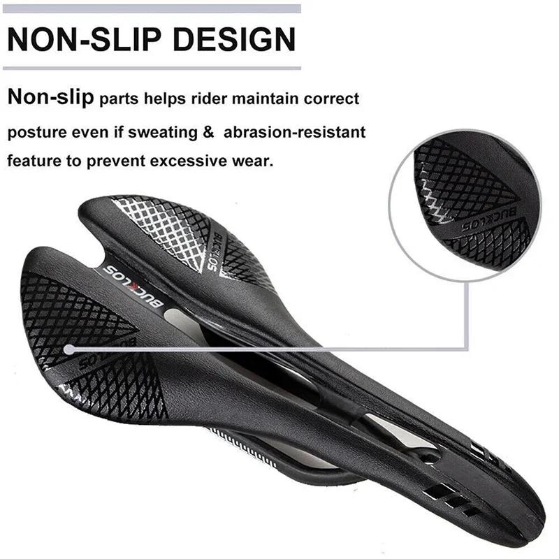 BUCKKub-Selle de vélo en fibre de carbone, siège confortable avec coussin, universel, pour route et