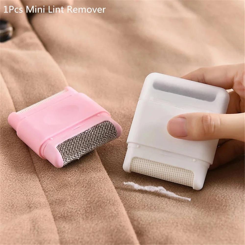 Mini dissolvant de peluches à Double tête, tondeuse manuelle pour boules de poils et vêtements, 1 pi