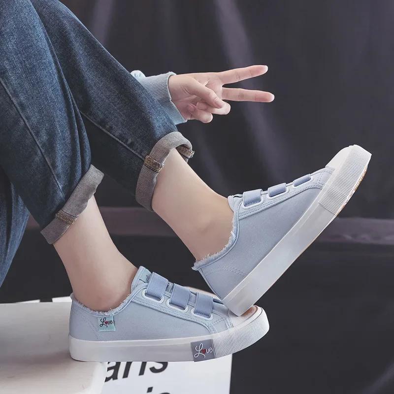Baskets de jogging en toile respirante pour femmes, chaussures de marche canisées, baskets de sport