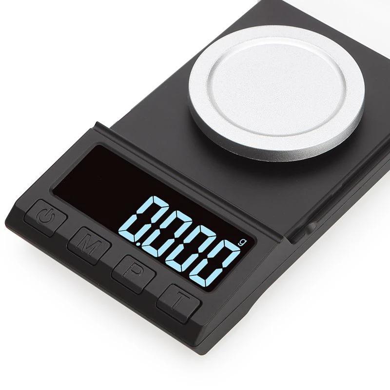 100g/50g/20g/10g 0.001g Balance numérique de précision Portable Mini bijoux or laboratoire poids mil